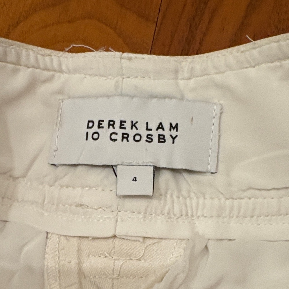 Derek Lam Cream Cropped Pants - Picture 5 of 7